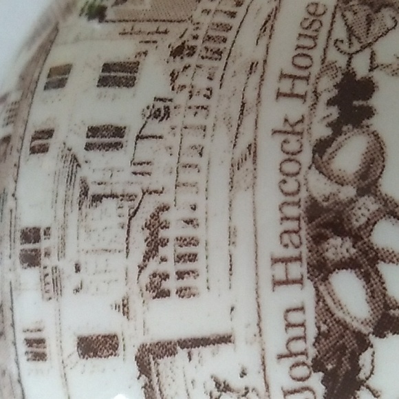 βοΈ Vintage English Ironstone TransferWare Creamer John Hancock Vintage - Picture 4 of 16